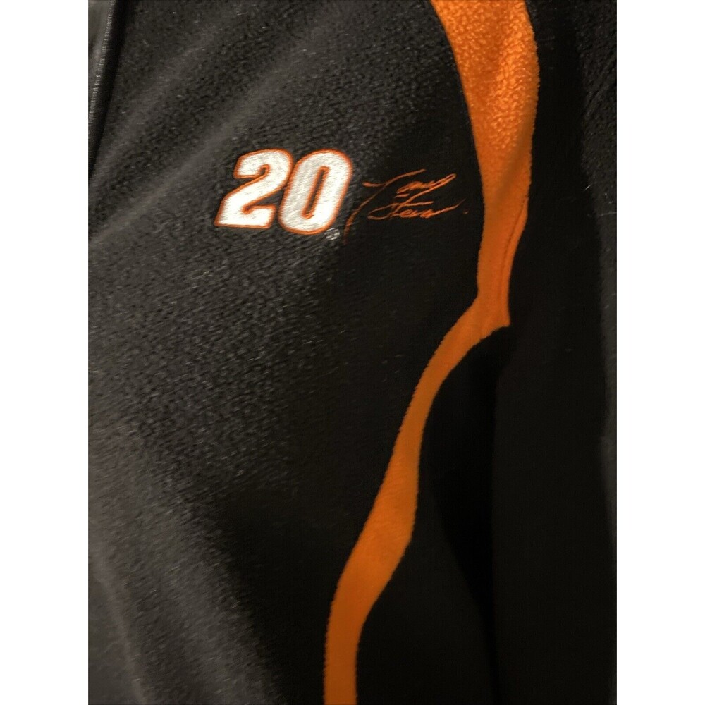 Women's Fleece Chase Tony Stewart XL NASCAR Pullover 3/4 Zipper‎ Black Orange - Picture 2 of 3
